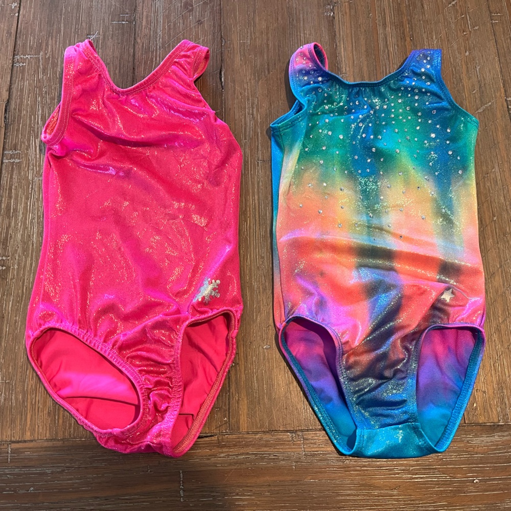 Girls X-Small Gymnastics Leotards